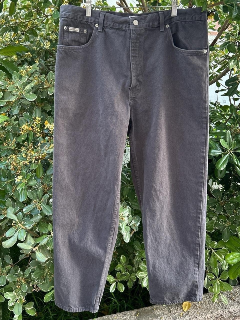 Vintage 2000s Calvin Klein Jeans Gray Easy Fit Jeans 38x30
